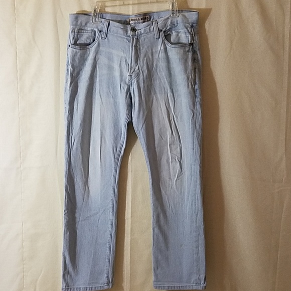 Express Kingston Classic Fit Straight Leg Jeans 34 30 - Picture 3 of 8